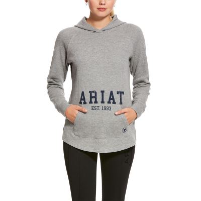 Ariat Logo Gri Sweatshirt Bayan (17787-900)